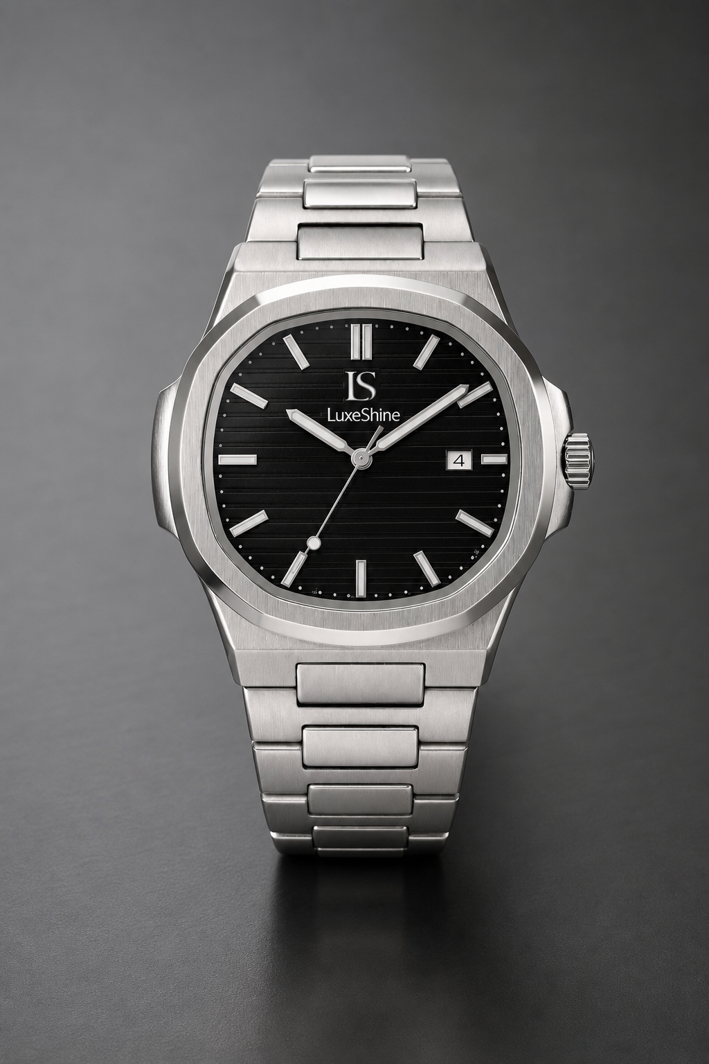 AI-GENERATED | source: Codex native GPT Image 2 img2img | purpose: elegant-uniform-background | product: CASPIAN | variant: Midnight Silver | original_ref: C297439C-DA2B-40F9-8BCE-3D6FFD3B570E.png / gid://shopify/MediaImage/44752283599137 | date: 2026-07-02 | target: PDP gallery