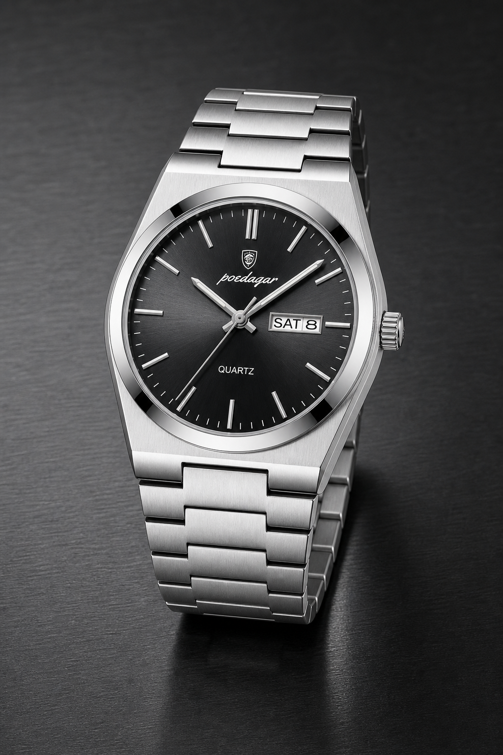 AI-GENERATED | source: Codex native GPT Image 2 img2img | purpose: elegant-uniform-background | product: Classic Edition | variant: Midnight Silver | original_ref: class_6.jpg / gid://shopify/MediaImage/44987014480161 | date: 2026-07-02 | target: PDP gallery