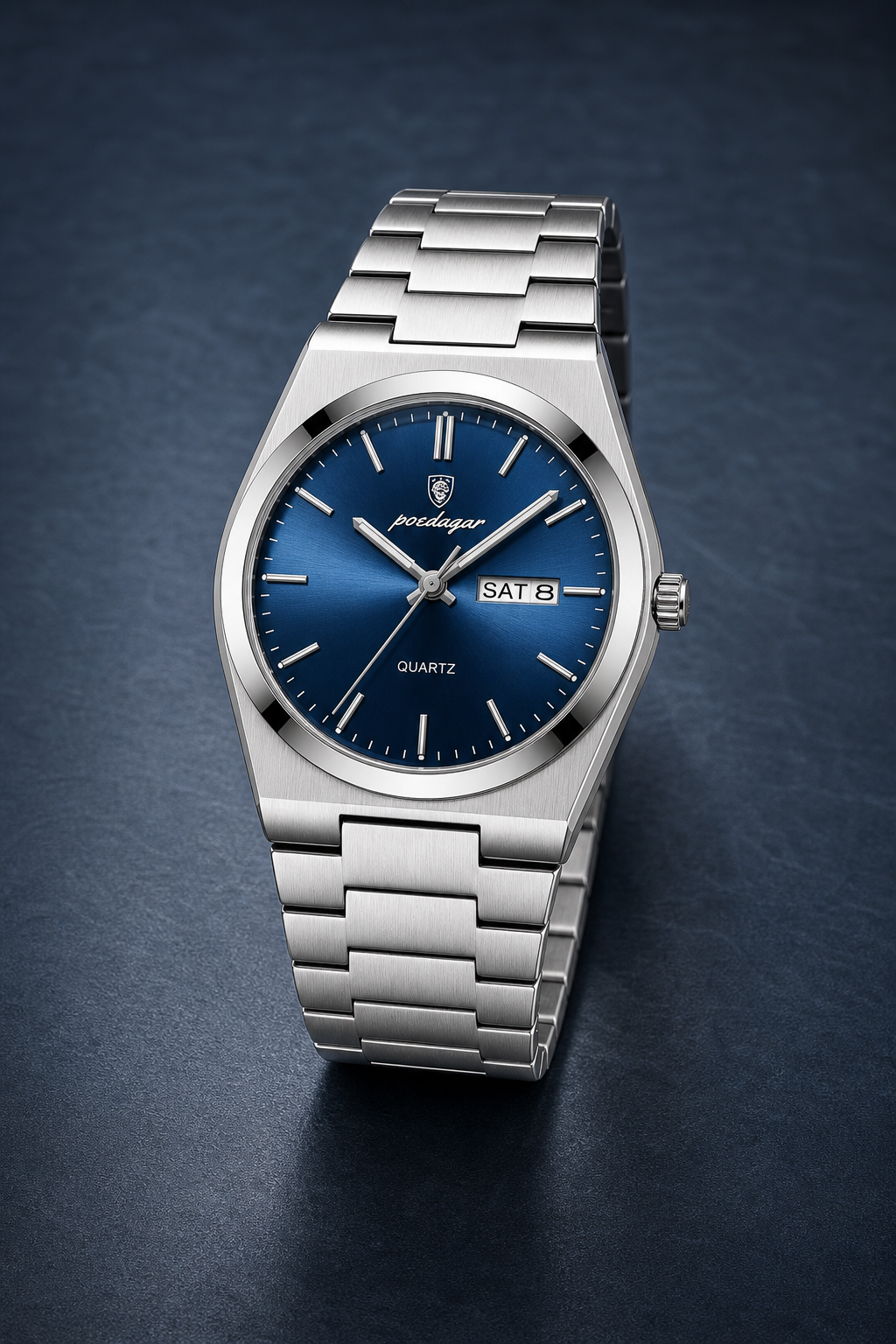 AI-GENERATED | source: Codex native GPT Image 2 img2img | purpose: elegant-uniform-background | product: Classic Edition | variant: Royal Silver | original_ref: class4.jpg / gid://shopify/MediaImage/44987014775073 | date: 2026-07-02 | target: PDP gallery