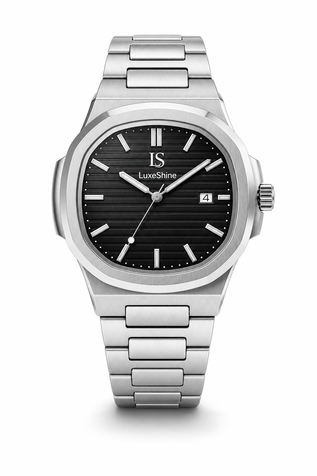 AI-GENERATED | source: Codex native GPT Image 2 img2img | purpose: white-front-packshot | product: CASPIAN | variant: Midnight Silver | original_ref: C297439C-DA2B-40F9-8BCE-3D6FFD3B570E.png / gid://shopify/MediaImage/44752283599137 | date: 2026-07-02 | target: PDP gallery