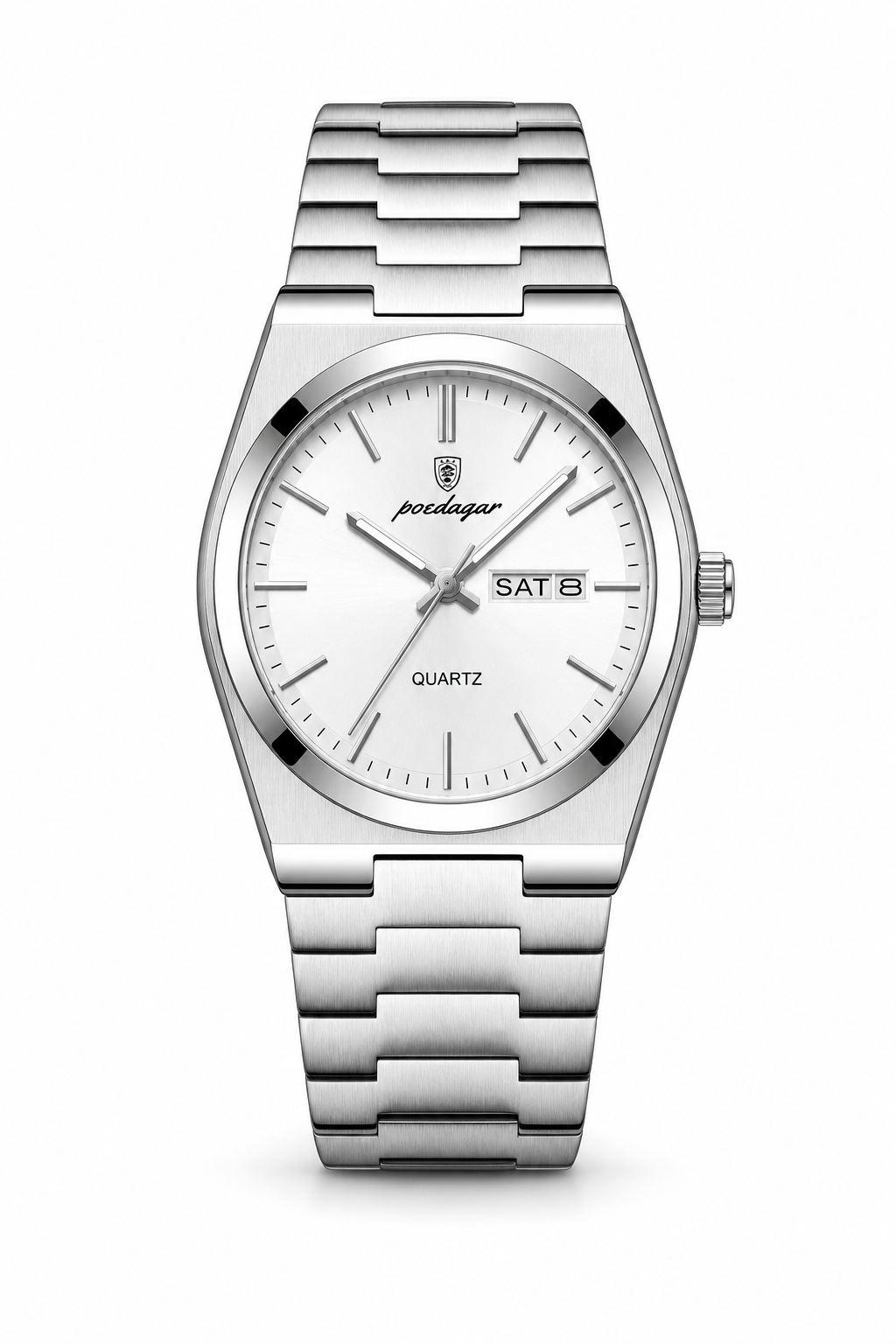 AI-GENERATED | source: Codex native GPT Image 2 img2img | purpose: white-front-packshot | product: Classic Edition | variant: Arctic Silver | original_ref: class_5.jpg / gid://shopify/MediaImage/44987014512929 | date: 2026-07-02 | target: PDP gallery