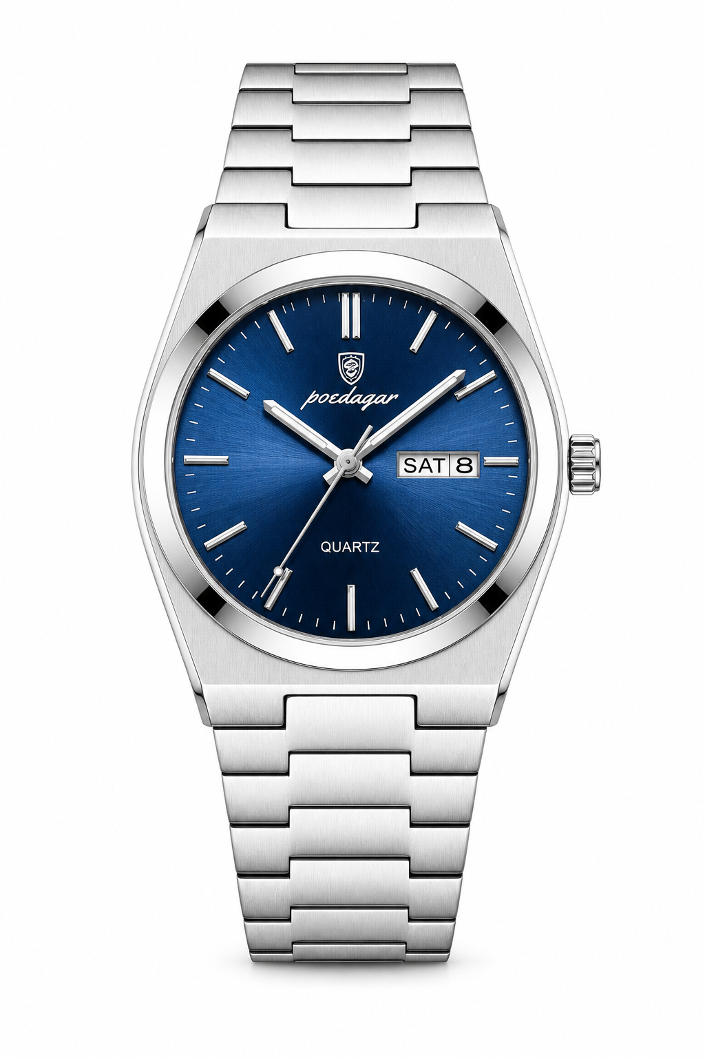 AI-GENERATED | source: Codex native GPT Image 2 img2img | purpose: white-front-packshot | product: Classic Edition | variant: Royal Silver | original_ref: class4.jpg / gid://shopify/MediaImage/44987014775073 | date: 2026-07-02 | target: PDP gallery