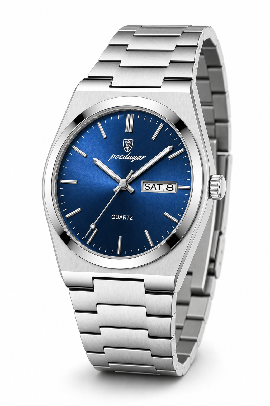 AI-GENERATED | source: Codex native GPT Image 2 img2img | purpose: white-three-quarter | product: Classic Edition | variant: Royal Silver | original_ref: class4.jpg / gid://shopify/MediaImage/44987014775073 | date: 2026-07-02 | target: PDP gallery
