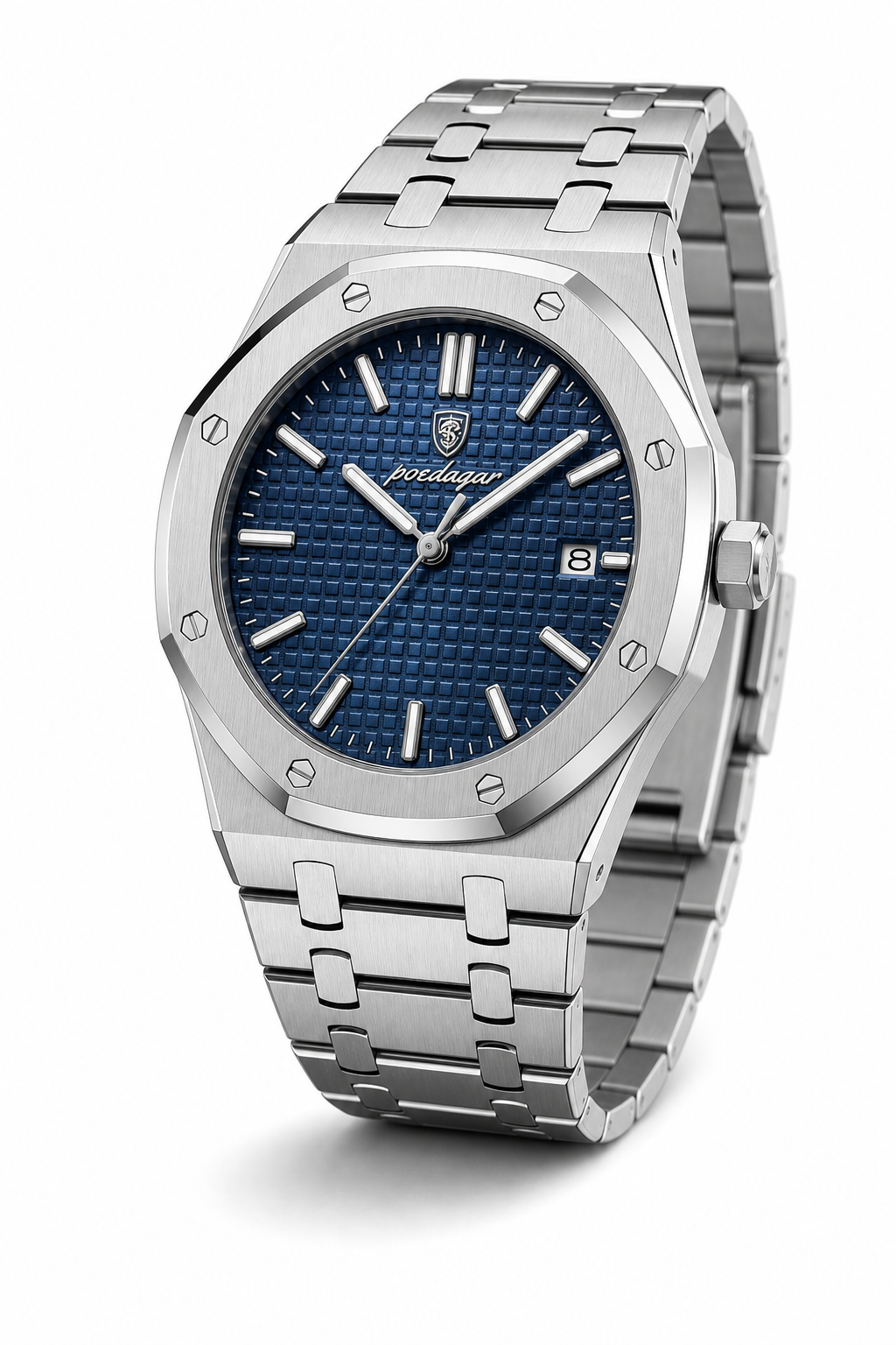 AI-GENERATED | source: Codex native GPT Image 2 img2img | purpose: white-three-quarter | product: Fenix | variant: Ocean Blue | original_ref: fe6.jpg / gid://shopify/MediaImage/44987029815585 | date: 2026-07-02 | target: PDP gallery